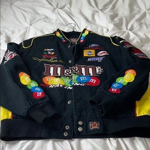 Vintage style m&m nascar jacket